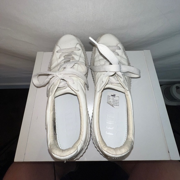 FENTY PUMA by Rihanna - Men's 12US Creepers - Glo White Patent Leather - RARE!!! - Picture 9 of 13